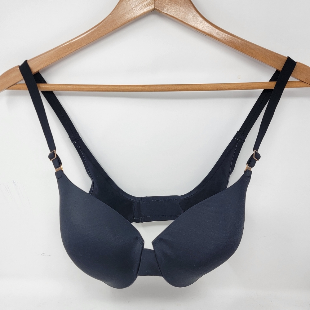 Spanx Bra-llywood Hills Black 34D Underwire Lined‎ Women's Bra